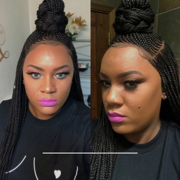 Braided Lace Front Wig - Gold #27 - Picture 2 of 6